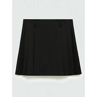 Grunge Pleated Mini Skirt