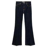 Violet High-Rise Flared Jeans