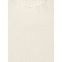 Depaul Contrast-Trim High-Neck Ribbed Sweater