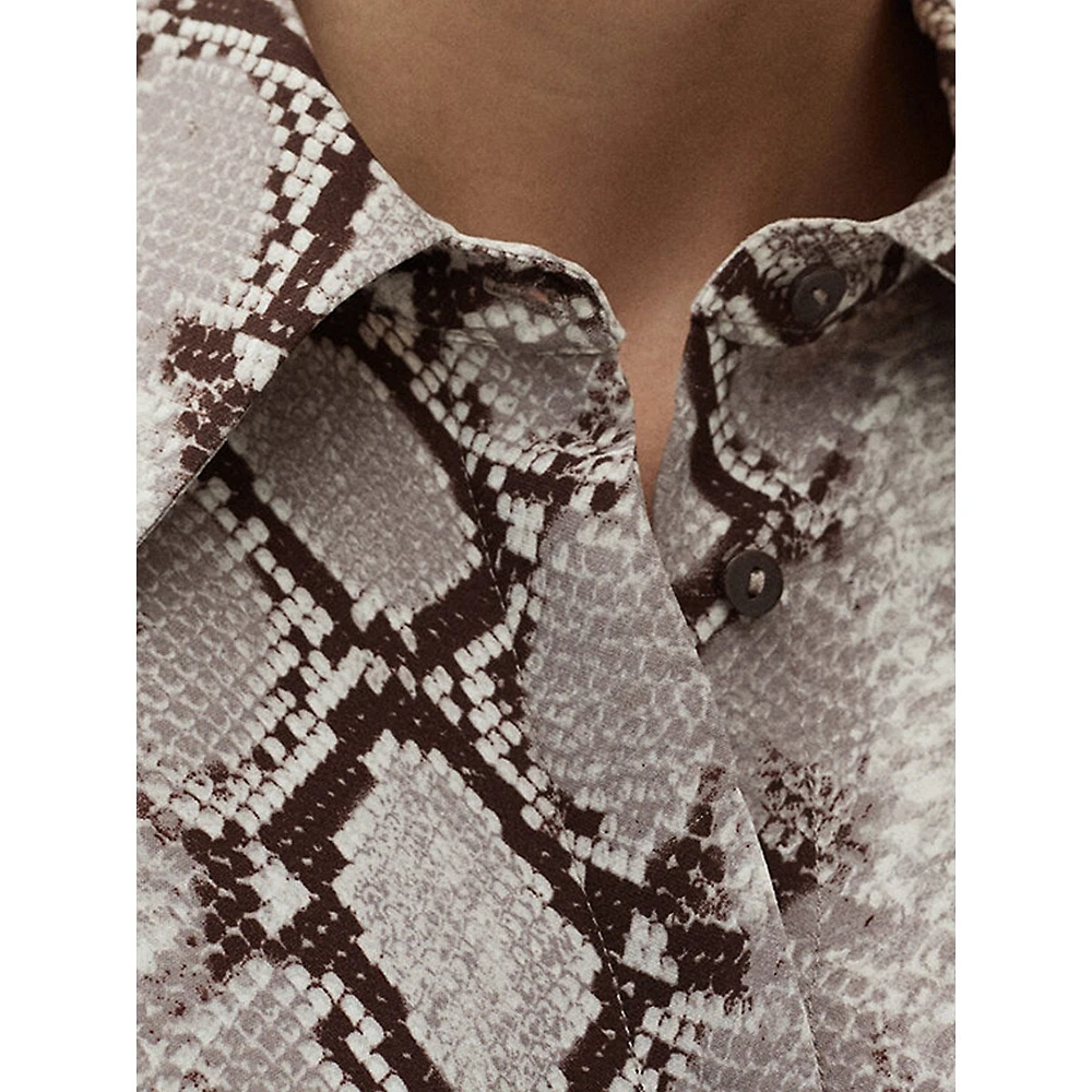 Serpi Snake-Print Shirt