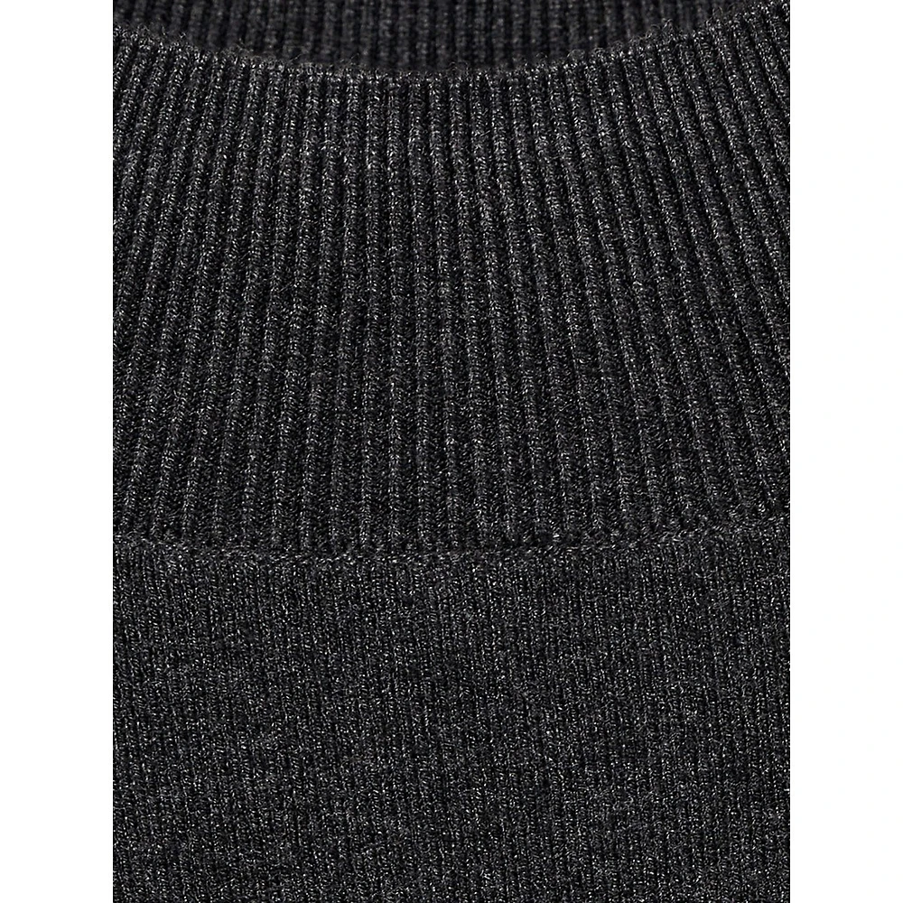 Tenacio Fine-Knit Mockneck Sweater