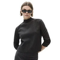 Tenacio Fine-Knit Mockneck Sweater