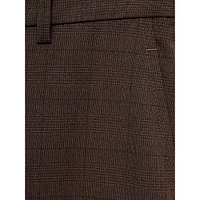 Charles Straight-Leg Plaid Dress Pants