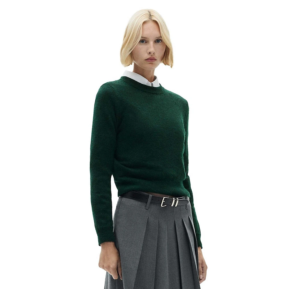 Eliote Rib-Trim Crewneck Sweater