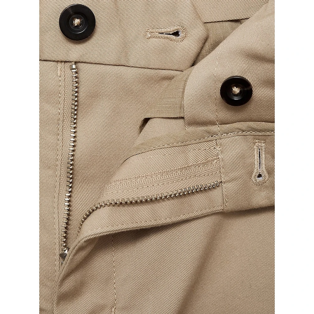 Barna Slim-Fit Stretch-Cotton Pants