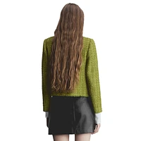 Tina Cropped Tweed Jacket