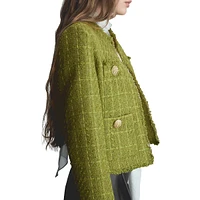 Tina Cropped Tweed Jacket