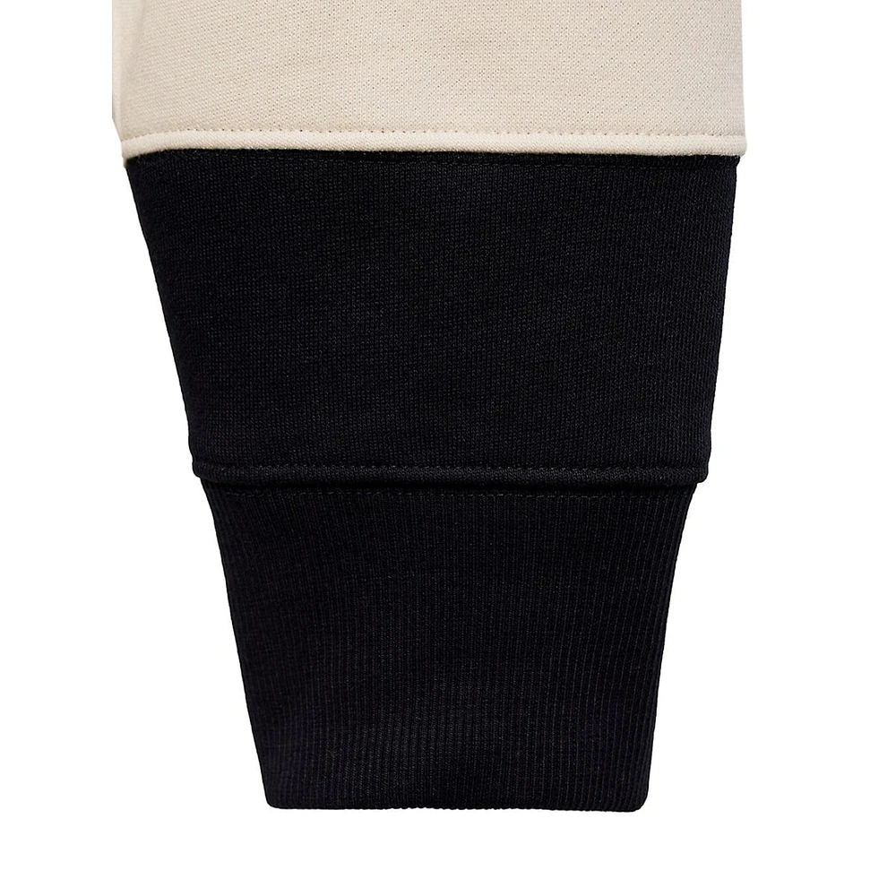 Cortes Striped Long-Sleeve Polo Shirt