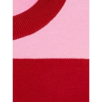 Block-Stripe Boxy Sweater