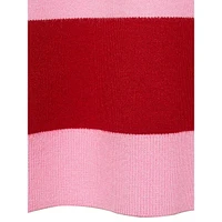 Block-Stripe Boxy Sweater