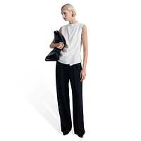Faux Wrap Shell Top
