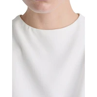 Faux Wrap Shell Top