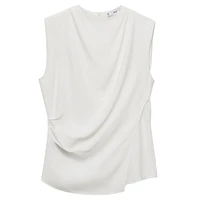 Faux Wrap Shell Top