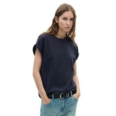 Cotton Crewneck T-Shirt