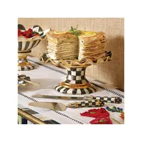 Courtly Check Fluted Cake Stand