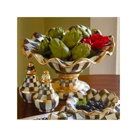 Courtly Check Compote Bowl