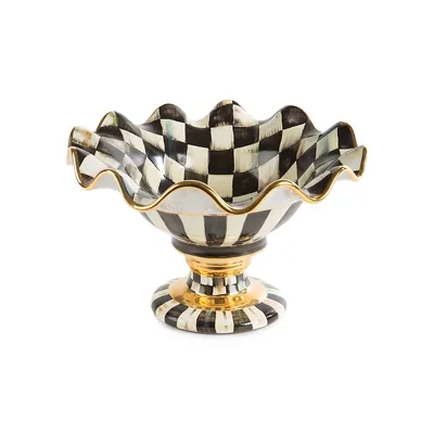 Courtly Check Compote Bowl