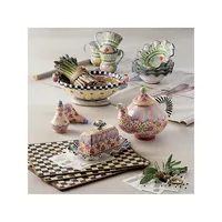 Courtly Check 4-Piece Cork-Back Placemat Set