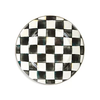 Courtly Check Enamel Dinner Plate