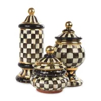 Courtly Check Globe Canister