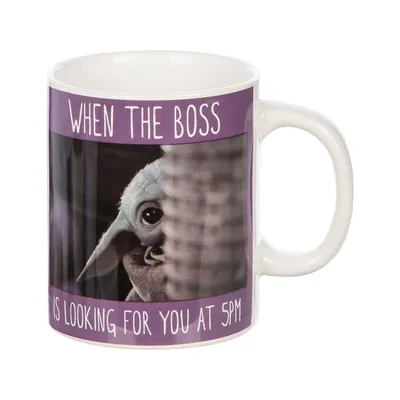 The Child The Mandalorian Funny Boss Meme Ceramic Mug