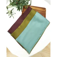 Olive Tree Pure Silk Scarf | Solid Colour Collection