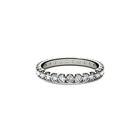 14K White Gold & 1 CT. T.W. Created Moissanite Eternity Band