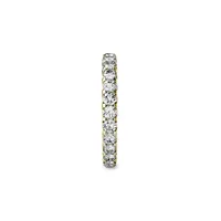 14K Yellow Gold & 1 CT. T.W. Created Moissanite Eternity Band