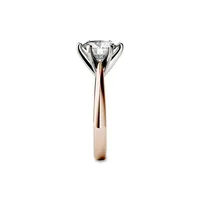 14k Rose Gold 1.90 CT. T.W. Created Moissanite Solitaire Ring