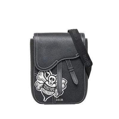 Pre-loved X Stussy Bee Applique Saddle Crossbody