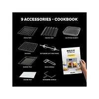 Friteuse numérique à air chaud en acier inoxydable Maxx 26 QT, AFO 46045 SS
