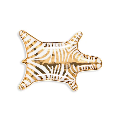 Zebra Porcelain Dish