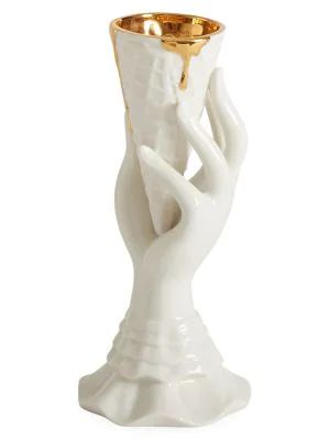 Gilded Muse I-Scream Porcelain Vase