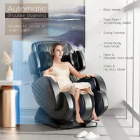 Full Body Massage Chair Assembly-free W/ Swing Function Sl Track Heat