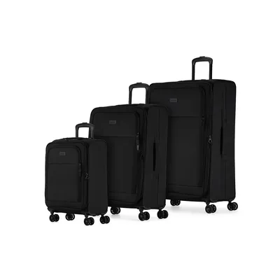 Reborn - 3 Piece Recycled Softside Luggage Set