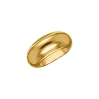 Haddy 18K Goldplated Dome Ring