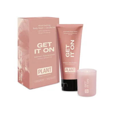 Get It On Candle And Body Wash 2-Piece Kit