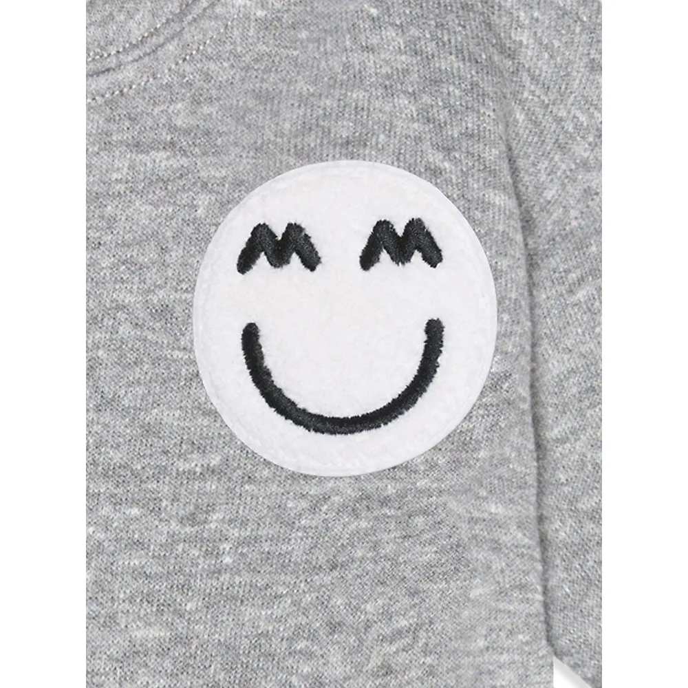 Little Kid's & Logo Patch Luxury Fleece Sweatshirt