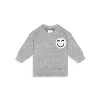 Little Kid's & Logo Patch Luxury Fleece Sweatshirt