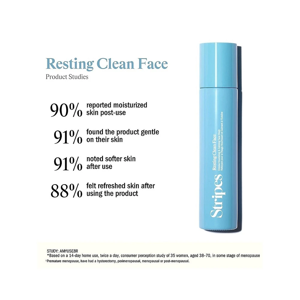 Resting Clean Face Creamy Facial Cleanser with Ectoine