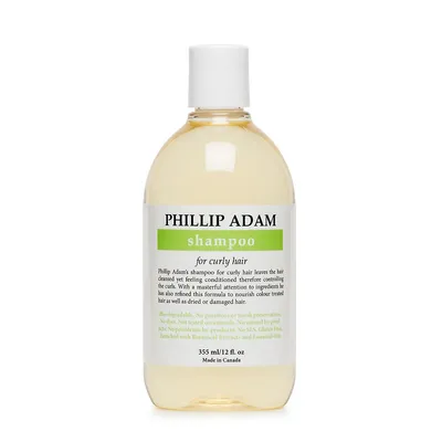 Phillip Adam Curly Hair Shampoo - Sulfate Free and Paraben Free - Nutrient Rich Formula, 355Ml