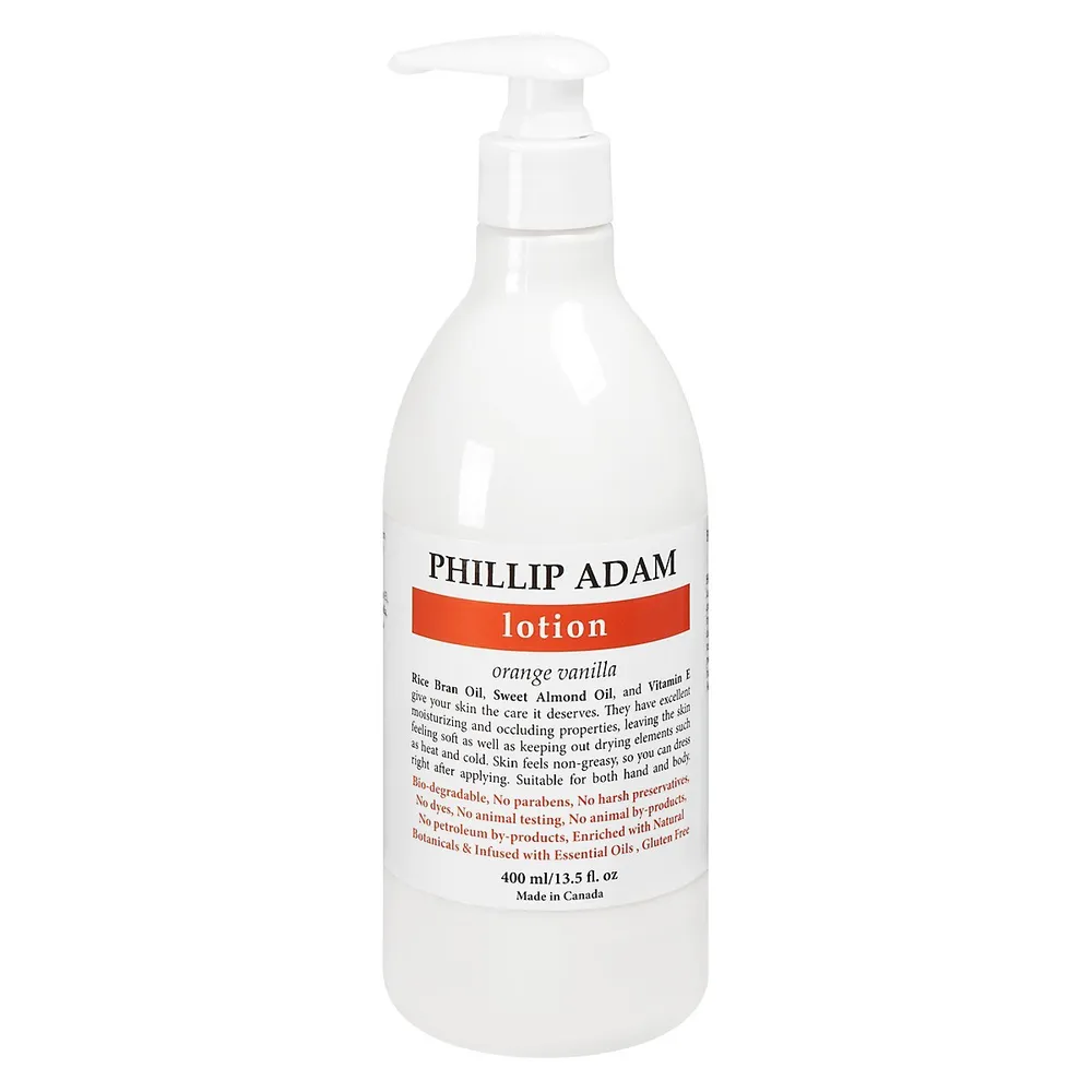 Phillip Adam Lotion pour les mains et le corps, Orange et vanille, Tous types de peau, 400 ml