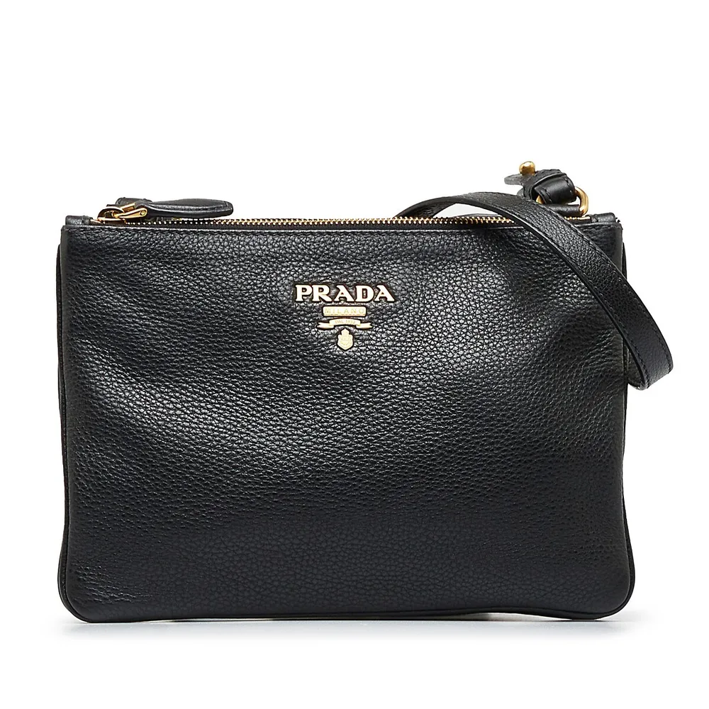 Prada Phenix Double Zip Crossbody