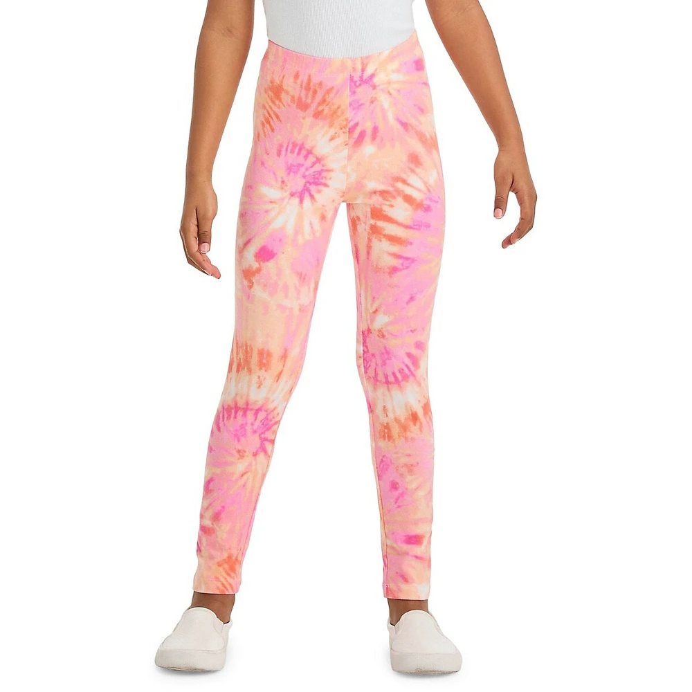 Girl's Tie-Dye Leggings