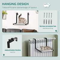 Pawhut Wall-mounted Cat Shelf