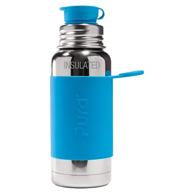 Insulated Stainless Steel & Silicone Sport Bottle