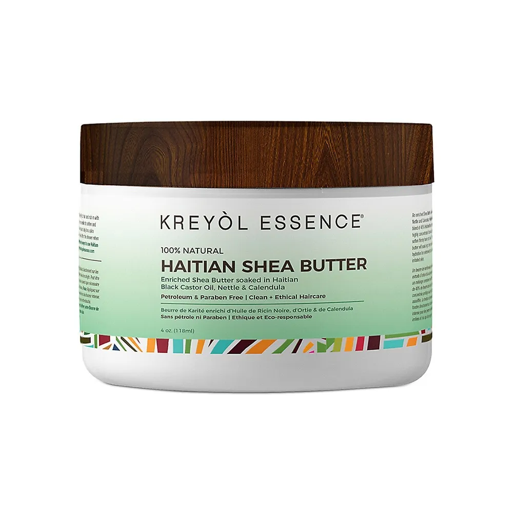 Beurre de karité huile de ricin noir Haitian pour les cheveux et le corps