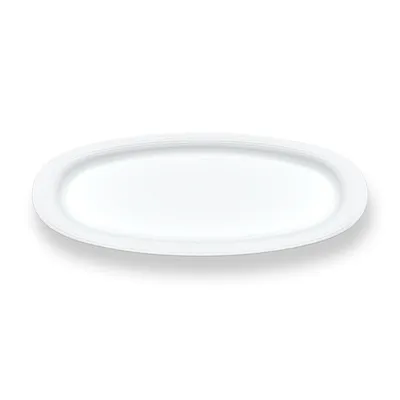 Oval Serving Platter Duo White