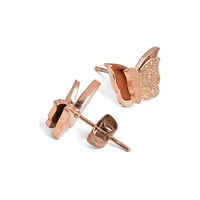Gold Plated Butterfly Studs