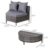 5pc Outdoor Patio Furniture Set